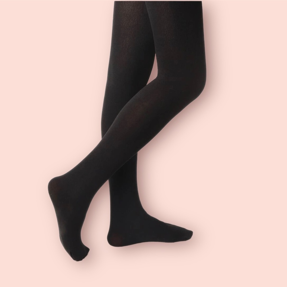 Black Fleece Tights